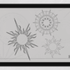 40 Celestial Brushes