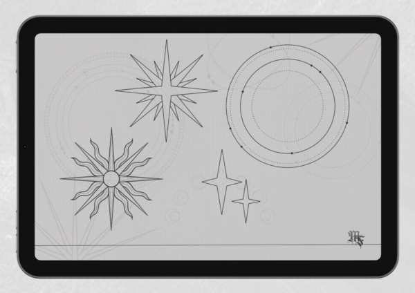 40 Celestial Brushes